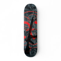 X Recon Red Custom Skateboard