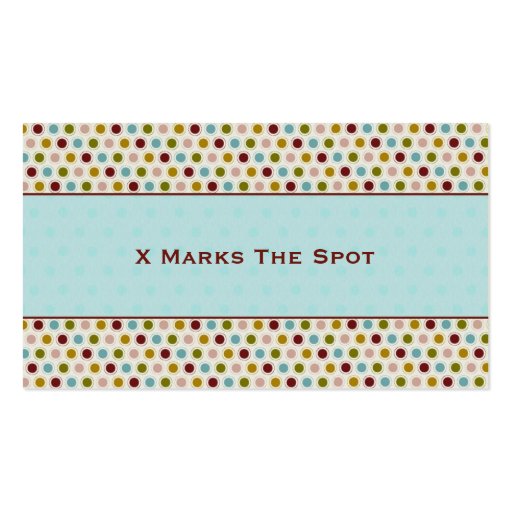X Spot Business Cards