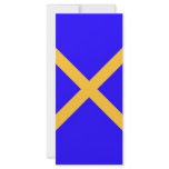 x test customized rack card