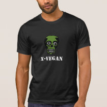 X-Vegan Zombie T-Shirt (Dark)