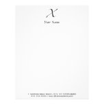 X - Zapfino Letterhead