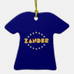 Xander in Soccer Gold Ornaments