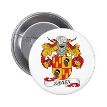 Xavier Family Crest Button