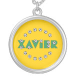 Xavier in Soccer Green Pendants