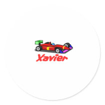 Xavier Round Stickers
