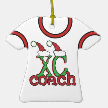 XC Cross Country Coach - Christmas Holiday Christmas Ornaments