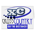 XC CROSS COUNTRY GO THE DISTANCE! CARDS