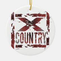 XC Cross Country Runner Christmas Tree Ornament