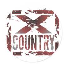 XC Cross Country Runner Sticker