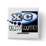 XC MOTTO - Go the Distance - CROSS COUNTRY Pins