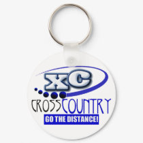 XC MOTTO - Go the Distance - CROSS COUNTRY keychains