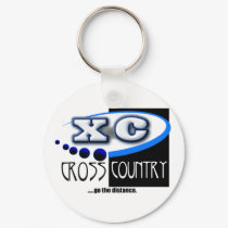 XC MOTTO - Go the Distance - CROSS COUNTRY keychains