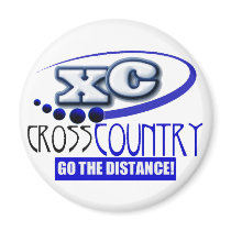 XC MOTTO - Go the Distance - CROSS COUNTRY magnets by CossCountryStore XC MOTTO - Go the Distance - CROSS COUNTRY magnets