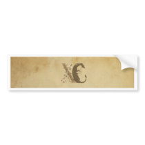 XC Publishing Logo - Old World Elegance Bumper Sticker