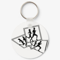 XC RUN RUN RUN CROSS COUNTRY keychains