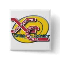 XC TOUGH MOTTO - CROSS COUNTRY buttons by CossCountryStore XC TOUGH MOTTO - CROSS COUNTRY buttons