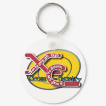 XC TOUGH MOTTO - CROSS COUNTRY keychains