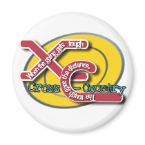 XC TOUGH MOTTO - CROSS COUNTRY magnets by CossCountryStore XC TOUGH MOTTO - CROSS COUNTRY magnets