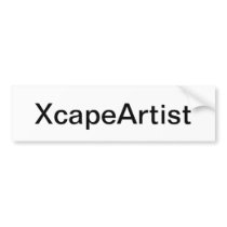 XcapeArtist Bumper art! Bumper Sticker