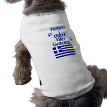 Xenophobic Greek Dog pet clothing