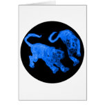 Xian China 2002 Blue Ghost Tigers Black Circle Tra cards