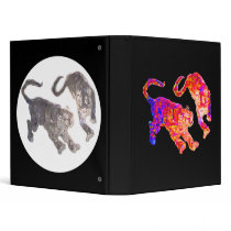 Xian China 2002  Ghost Tigers Hot & Cold Transp Binder