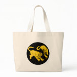 Xian China 2002 Gold Ghost Tigers Black Circle Tra Bags