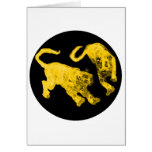Xian China 2002 Gold Ghost Tigers Black Circle Tra cards