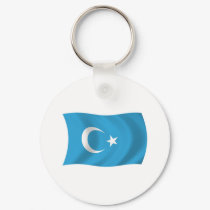 Xinjianj Uigur Flag Keychain