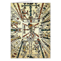 Xiuhtecuhtli Aztec Death God Cards