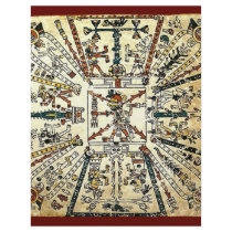 Xiuhtecuhtli Aztec Death God Full Color Flyer