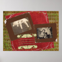 xmas at grandma's print
