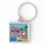 XMAS at the Beach Key Chain