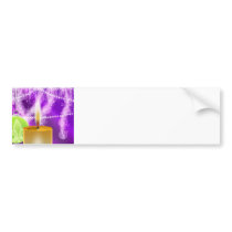 Xmas background bumper sticker
