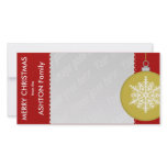 Xmas Baubles Photo Card