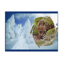 xmas-bengal-cat-10 post card