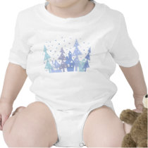 Xmas blue town t-shirts by VioDeSign Xmas blue town t-shirts