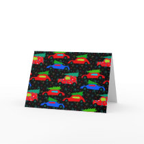 Xmas Cars cards