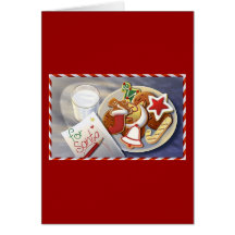 xmas cookies greeting card