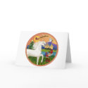 Xmas Fantasy - White Arabian Horse cards by heartsonggallery Xmas Fantasy - White Arabian Horse cards