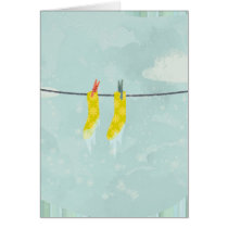 Xmas frozen socks notecard cards