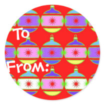 Xmas Gift Tag Sticker