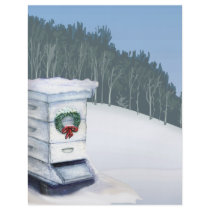 xmas hive in snow flyers