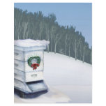 xmas hive in snow flyer design