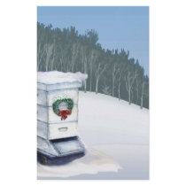 xmas hive in snow custom stationery