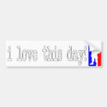 (xmas) i love this day! bumper stickers