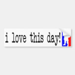 (xmas) i love this day bumper stickers