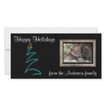 xmas light photo photo cards