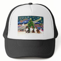 Xmas Magic-3Shelties 1TSri-2Sable hats by ChristmasMagicDogs Xmas Magic-3Shelties 1TSri-2Sable hats