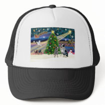 Xmas Magic-Aussie Cattle Dog pair hats